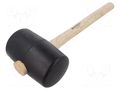 Hammer; 380mm; 1.22kg; 90mm; round; rubber; wood; Shore hardness: 90 STAHLWILLE ST-70140004