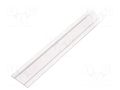 Cover; white; 2m; aluminium; for profiles,WALLE12 TOPMET TOP-B8080001