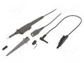 Probe: for oscilloscope; 0÷500MHz; 10: 1; 600V; 1ns; 10÷30pF; grey STÄUBLI 68.9491-28