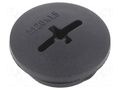 Stopper; M20; 1.5; IP56; polyamide; black; Thread: metric; 6mm BM GROUP BM4620N