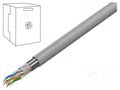 Wire; F/UTP; 4x2x24AWG; 6; wire; Cu; Insulation: PVC; grey; 305m GEMBIRD FPC-6004-SO