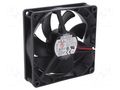 Fan: DC; axial; 92x92x25mm; 99.6m3/h; 39dBA; ball; 3550rpm; Len: 0.3m OMRON R89F-DS0925H