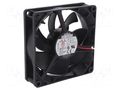 Fan: DC; axial; 92x92x25mm; 74.4m3/h; 30dBA; ball; 2650rpm; Len: 0.3m OMRON R89F-DS0925L