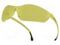 Safety spectacles; Lens: yellow; Classes: 1; Features: UV400; MEIA DELTA PLUS DEL-MEIAJA