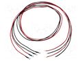 Test leads; Len: 1.2m; ring terminal x4,free end x4 GW INSTEK GTL-130