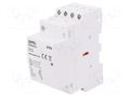 Contactor: 4-pole installation; 25A; 230VAC; NC + NO x3; STM ZAMEL STM-25-31