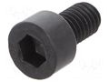 Screw; M5x8; 0.8; Head: cheese head; hex key; HEX 4mm; steel BOSSARD B5X8/BN272