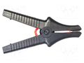 Crocodile clip; 32A; 11kV; black; max.43mm; Type: insulated SONEL WAKROBL32K09