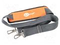 Strap for meters; orange,grey; metal,fabric SONEL WAPOZSZE5