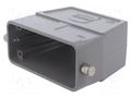Enclosure for connectors: HDC; Type: high; Gland: M40 HARTING 19300160448