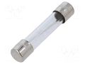 Fuse: fuse; 12A; 32VAC; quick blow; glass; 6.3x32mm; FSA; brass; bulk OPTIFUSE FSA-12A
