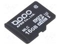 Memory card; industrial; microSDHC,MLC; 16GB; -40÷85°C; PHANES-F APRO WPMSD016G-PFISM