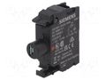 Illuminating unit; 22mm; 3SU1.5; -25÷70°C; Illumin: LED; front SIEMENS 3SU1401-1BG20-1AA0