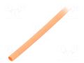 Heat shrink sleeve; glueless; 2: 1; 1.6mm; L: 1m; orange TASKER GTM1608O