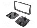 Radio frame; Kia; 2 DIN; black METRA RAM-40.684