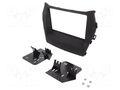 Radio frame; Hyundai; 2 DIN; matt black METRA RAM-40.798