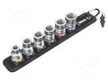Wrenches set; 6-angles,socket spanner; Chrom-vanadium steel WERA WERA.05003995001