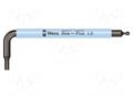 Wrench; Hex Plus key,spherical; HEX 1.5mm; Overall len: 50mm WERA WERA.05022678001
