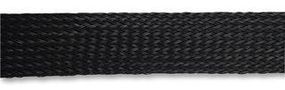 SLEEVING, BRAID, BLACK, 25M PP-20-0