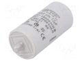 Capacitor: polypropylene; motors, run; 12uF; 475VAC; Ø36x70mm DUCATI ENERGIA 4.16.10.17.27