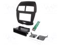Radio frame; Mitsubishi; 2 DIN; matt black METRA RAM-40.769
