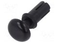 Rivet; polyamide; Rivet diam: 3.5mm; L.rivet: 7.1mm; black KEYSTONE KEYS3445