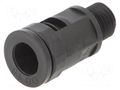 Straight terminal connector; Thread: metric,outside; polyamide HUMMEL HUMMEL-1533120150