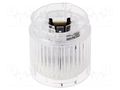 Module: light signaller; white; LED; 24VDC; IP65; Ø50x50mm; LR5 PATLITE LR5-E-C