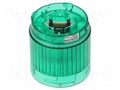Module: light signaller; green; LED; 24VDC; IP65; Ø50x50mm; LR5 PATLITE LR5-E-G