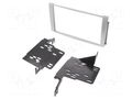 Radio frame; Hyundai; 2 DIN; silver METRA RAM-40.817