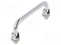 Holder; chromium plated steel; chromium plated; H: 43mm; GN 425.2 ELESA+GANTER GN425.2-120-CR