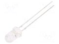 CRLED; yellow; 5mm; 14400mcd; 15°; Front: convex; 5÷20VDC OPTOSUPPLY OSY5MA5111A-CR14