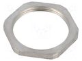 Nut; M32; acid resistant steel AISI 316; Thread: metric HELLERMANNTYTON ALSS-M32-SS316-ML