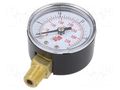 Manometer; 0÷25bar; non-aggressive liquids,inert gases; 40mm PNEUMAT M40R.PL025G18