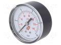 Manometer; 0÷10bar; non-aggressive liquids,inert gases; 50mm PNEUMAT M50A.PL010G14