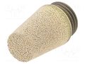 Sound suppression silencer; Thread: G 1/4"; sintered bronze PNEUMAT 7000-1/4