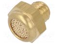 Sound suppression silencer; Thread: M5; sintered bronze; F: 4mm PNEUMAT 7010-M5