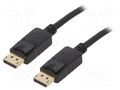 Cable; DisplayPort plug,both sides; PVC; 3D,4K,HDCP,UHD 2160p GEMBIRD CC-DP2-10M