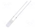 LED; white cold; 3mm; 1120÷1560mcd; 110°; Front: flat; 2.9÷3.4VDC OPTOSUPPLY OSW5DK39B2B