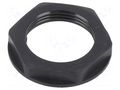 Nut; M25; polyamide; black; Thread: metric; Pitch: 1.5; -20÷90°C BM GROUP BM4825N