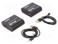 HDMI extender; DC socket x2,HDMI socket x2,RJ45 socket x2 GEMBIRD DEX-HDMI-03