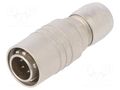 Connector: circular; HR10; push-pull; plug; 2A; gold-plated; PIN: 6 HIROSE HR10-7P-6P-73