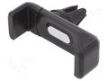 Car holder; black; air vent; Size: 50-85mm GEMBIRD TA-CHAV-01