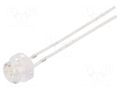 LED; blue; 4.8mm; 220÷330mcd; 100°; Front: convex; 5VDC OPTOSUPPLY OSB5SA56A1A-5V