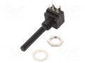 Potentiometer: shaft; 5kΩ; 200mW; THT; 6mm; plastic; mono; carbon PIHER PC16SH-5K-S