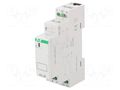 Relay: installation; monostable; SPDT; Ucoil: 12VAC,12VDC; 8A; IP20 F&F PK-2P-12V