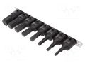 Wrenches set; 6-angles,socket spanner,impact; 8pcs. PROLINE PRE-18489