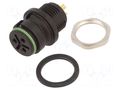 Connector: circular; 720; 250V; 7A; PIN: 3; socket; female; soldering BINDER 99-9108-00-03