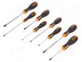 Kit: screwdrivers; Phillips,slot; 8pcs. BETA BE1293INOX/D8