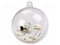 RGB LED ball; visual effects; No.of diodes: 1; RGB; WHADDA VELLEMAN VEL-WSL197